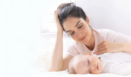 Madre e hijo piel atópica