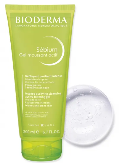 Sebium gel moussant actif